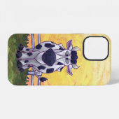 Coque iPhone 12 Électronique de vache (Verso Horizontal)
