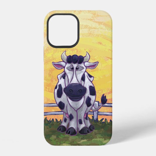 Coque iPhone 12 Électronique de vache (Verso)