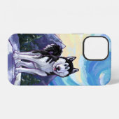 Coque iPhone 12 Electronique Husky (Verso Horizontal)