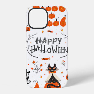Coque iPhone 12 éléments de design Halloween. Cliparts Halloween a