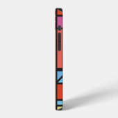 Coque iPhone 12 Éléments géométriques tendance design memphis. Ret (Côté gauche)