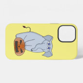 Coque iPhone 12 Eléphant citrouille (Verso Horizontal)