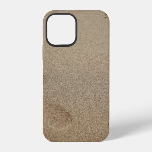Coque iPhone 12 Empreintes sur le sable (Verso)
