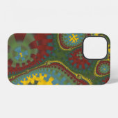 Coque iPhone 12 Engrenages fractaux (Verso Horizontal)