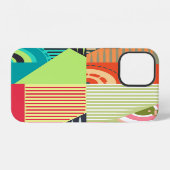 Coque iPhone 12 Ensemble d'ornements : Éléments de conception de f (Verso Horizontal)