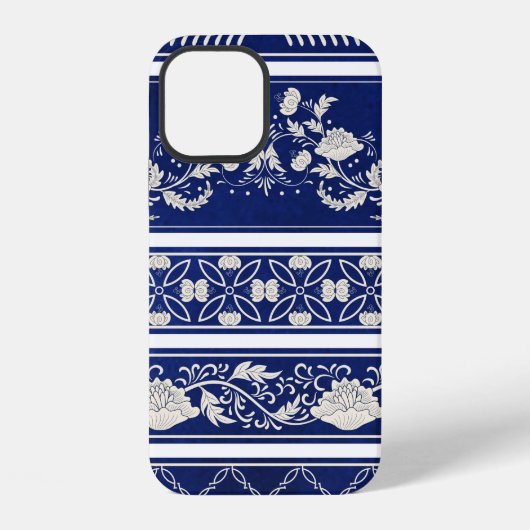 Coque iPhone 12 Ensemble transparent de cinq motifs de bordures (Verso)