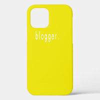 Entreprise simple moderne jaune vibrant Blogger