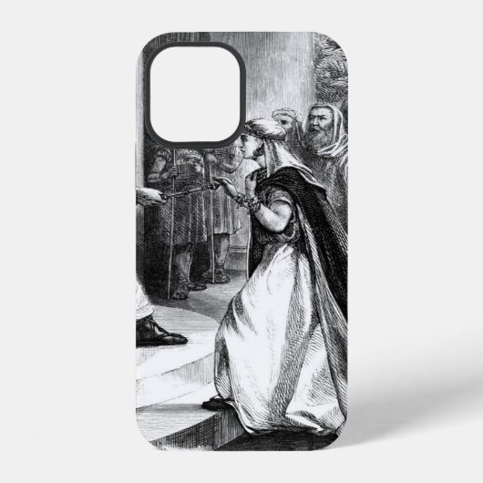 Coque iPhone 12 Esther devant le Roi (Verso)
