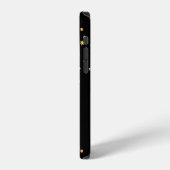 Coque iPhone 12 Étoiles Dorées (Côté gauche)