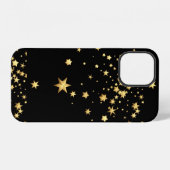 Coque iPhone 12 Étoiles Dorées (Verso Horizontal)