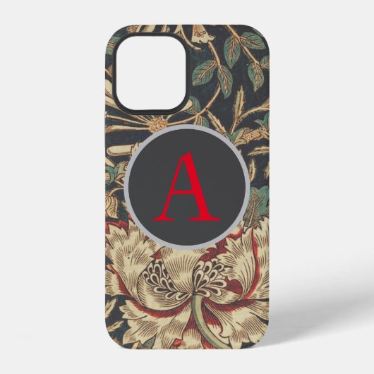COQUE iPhone 12 ÉTUI CASE MATE IPHONE 12 MORRIS INITIALE PERSONNAL (Verso)