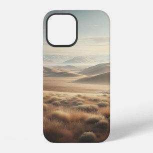 Coque iPhone 12 Étui de téléphone en sable doré abstrait - Dé
