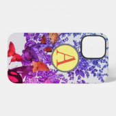 COQUE iPhone 12 ÉTUI IPHONE 12 CASE MATE PERSONNALISÉ AVEC INITIAL (Verso Horizontal)