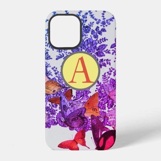 COQUE iPhone 12 ÉTUI IPHONE 12 CASE MATE PERSONNALISÉ AVEC INITIAL (Verso)