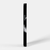 Coque iPhone 12 Étui iPhone Case-Mate à plumes blanches sur fond n (Côté droit)