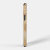 Coque iPhone 12 Étui iPhone Case-Mate à texture de bois clair (Côté droit)