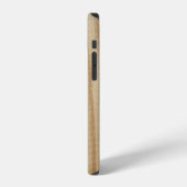 Coque iPhone 12 Étui iPhone Case-Mate à texture de bois clair (Côté gauche)