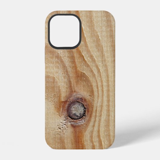 Coque iPhone 12 Étui iPhone Case-Mate à texture de bois clair (Verso)