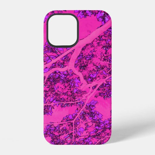 Coque iPhone 12 Étui iPhone Case-Mate aux arbres roses colorés (Verso)
