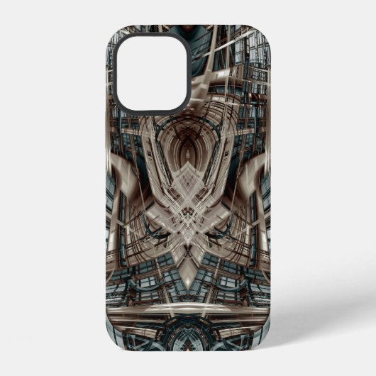 Coque iPhone 12 Étui iPhone Case-Mate de bâtiment de fantasy futur (Verso)