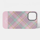Coque iPhone 12 Étui iPhone Case-Mate élégant rose script (Verso Horizontal)