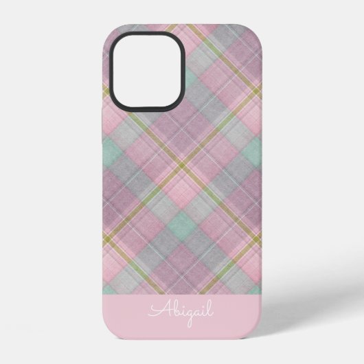 Coque iPhone 12 Étui iPhone Case-Mate élégant rose script (Verso)