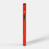 Coque iPhone 12 Étui iPhone Case-Mate Monogramme Abeille Dorée Mod (Côté droit)