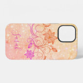 Coque iPhone 12 Étui iPhone Cool Trendy Rose Case-Mate (Verso Horizontal)