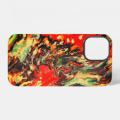 Coque iPhone 12 Étui iPhone Liquid Heat (Verso Horizontal)