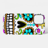 Coque iPhone 12 Étui iPhone Sugar Skull (Verso Horizontal)