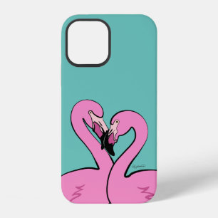 Coque iPhone 12 Étui pour iPhone 12 Flamants roses