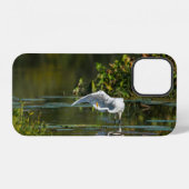 Coque iPhone 12 Étui pour iPhone à aile d'aigrette (Verso Horizontal)