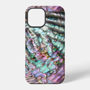 Coque iPhone 12 Étui pour iPhone à impression de coquille d'abalon