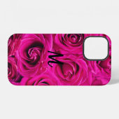 Coque iPhone 12 Étui pour iPhone Case-Mate avec monogramme personn (Verso Horizontal)