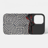 COQUE iPhone 12 ÉTUI POUR IPHONE DESIGNER CHIC MODERNE (Verso Horizontal)