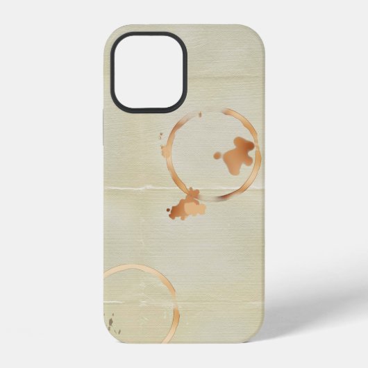 Coque iPhone 12 Étui pour iPhone / iPad taché de café (Verso)