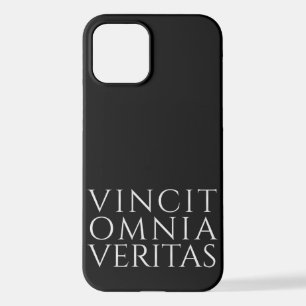 Coque iPhone 12 Étui pour iPhone VINCIT OMNIA VERITAS