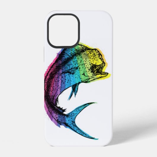 Coque iPhone 12 Étui Rainbow Mahi Mahi Case-Mate pour iPhone (Verso)