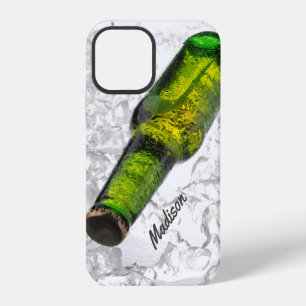Coque iPhone 12 Étuis de téléphone Bière sur glace nom personnalis