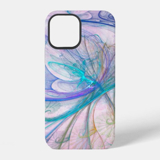 Coque iPhone 12 Failler Abstrait Flamme Fractal (Verso)