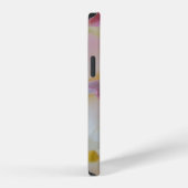 Coque iPhone 12 Fancy rose et blanc Tulipe (Côté droit)