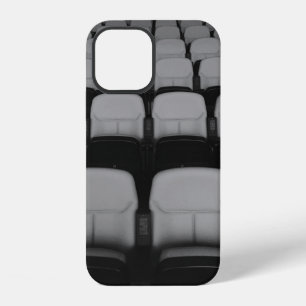 COQUE iPhone 12 FAUTEUILS DE THÉÂTRE NOIRS ET BLANCS INOCCUPÉS SAN