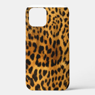 Coque iPhone 12 Faux Leopard Skin