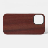 Coque iPhone 12 Faux palissandre (Verso Horizontal)