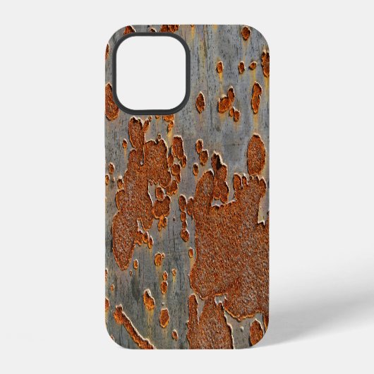 Coque iPhone 12 Fer rustique : Tressé Jaune. (Verso)