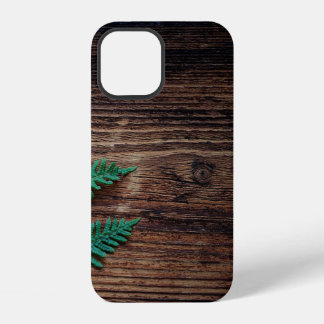 Coque iPhone 12 Ferry plante bois petit grunge de fougère