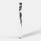 Coque iPhone 12 Feuille de Monstera : Élément naturel tropical. (Côté droit)