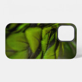 Coque iPhone 12 Feuille verte (Verso Horizontal)