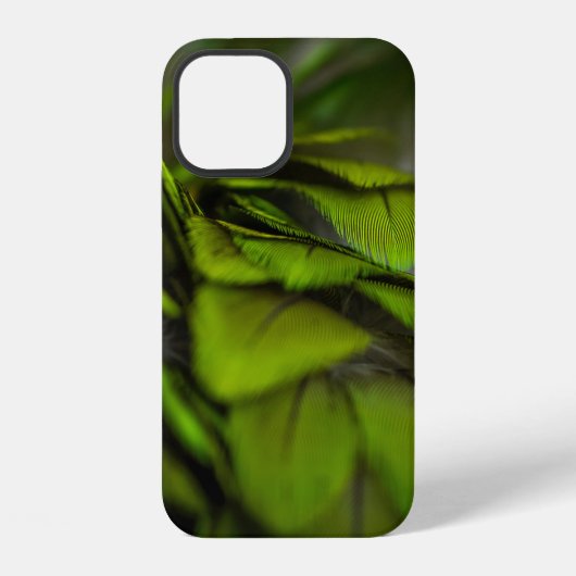 Coque iPhone 12 Feuille verte (Verso)