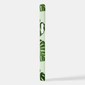 Coque iPhone 12 Feuilles de palmiers, Feuilles verts, Motif tropic (Côté droit)